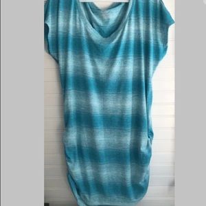 Reebok long short sleeve workout shirt